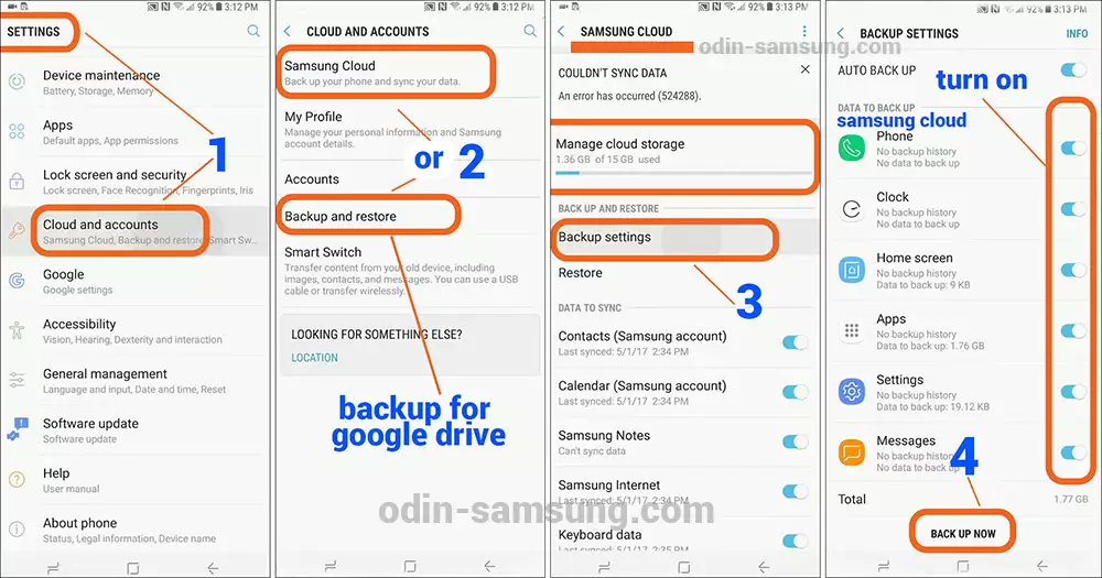 Odin Samsung - نحوه تهیه نسخه پشتیبان و بازیابی گوشی هوشمند سامسونگ 